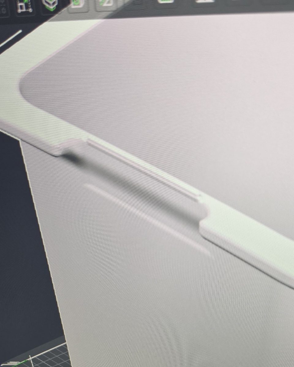 Designed in CAD, sliced in-house
